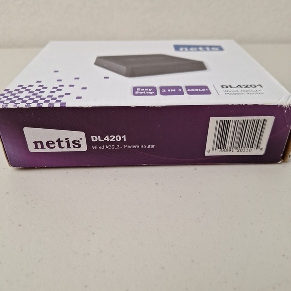 Netis Systems 2-in-1 Modem and Router (DL4201) Wired ADSL2/2+ MODEM & ROUTER New - Picture 4 of 10